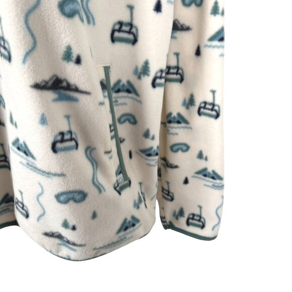 Jack Sage Lifty Ivory Fleece Pullover Womens XL Quarter Zip Ski NWT FS-1420 - Picture 4 of 10